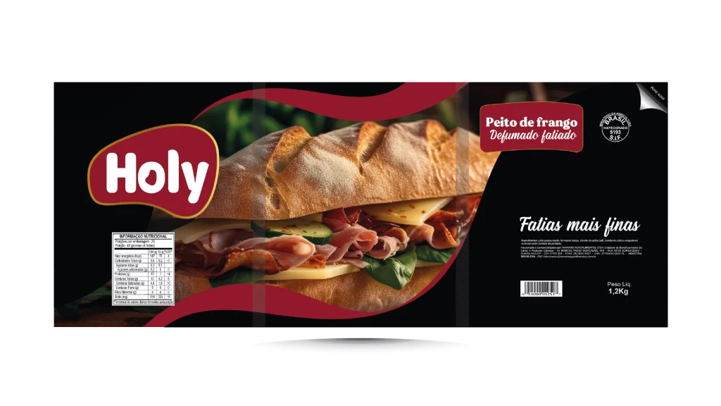 Peito de Frango Defumado Fatiado 1,2Kg